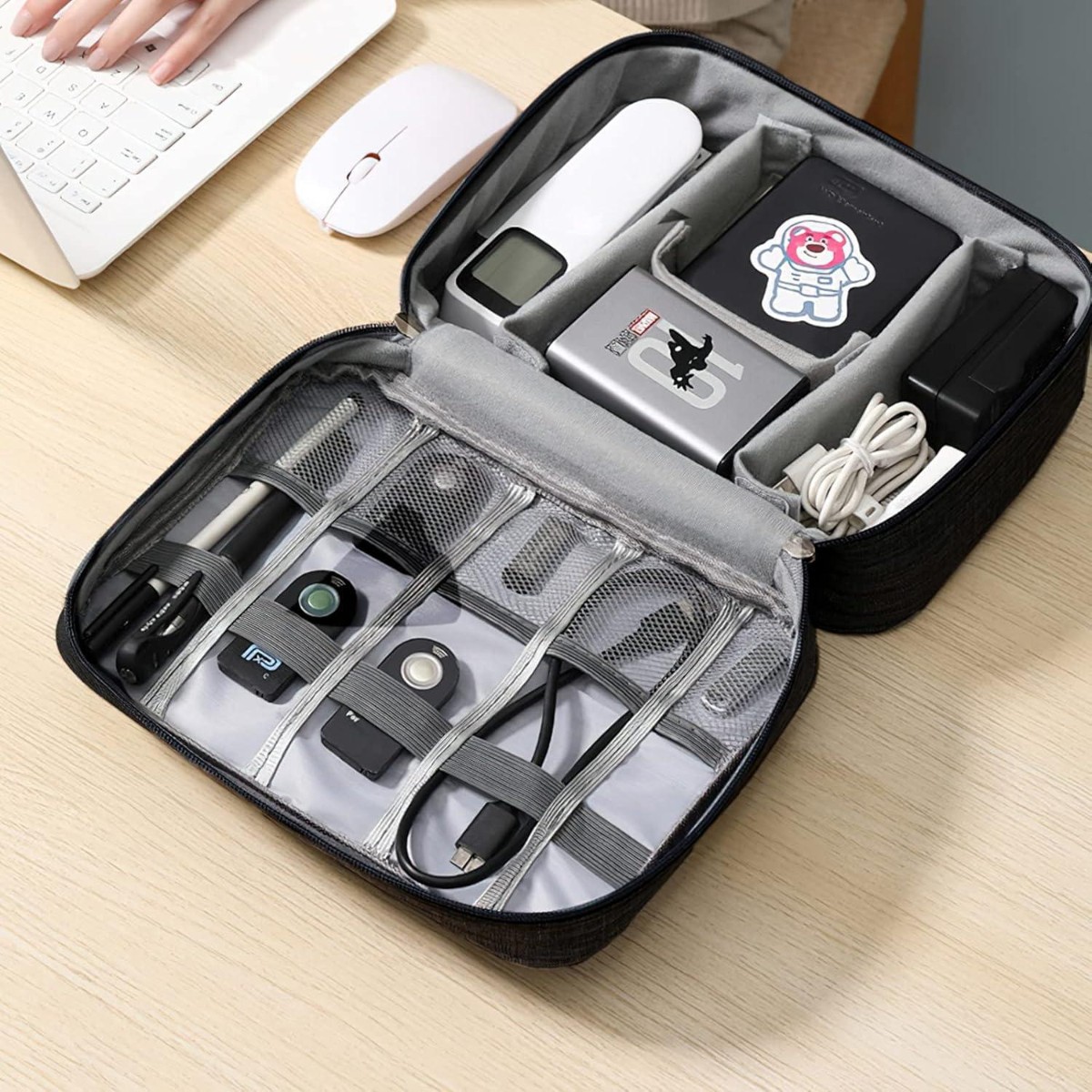 Сумка-органайзер дорожня для зарядних пристроїв, дротів Travel Digital Bag 27 х 20 х 9см (R32837)