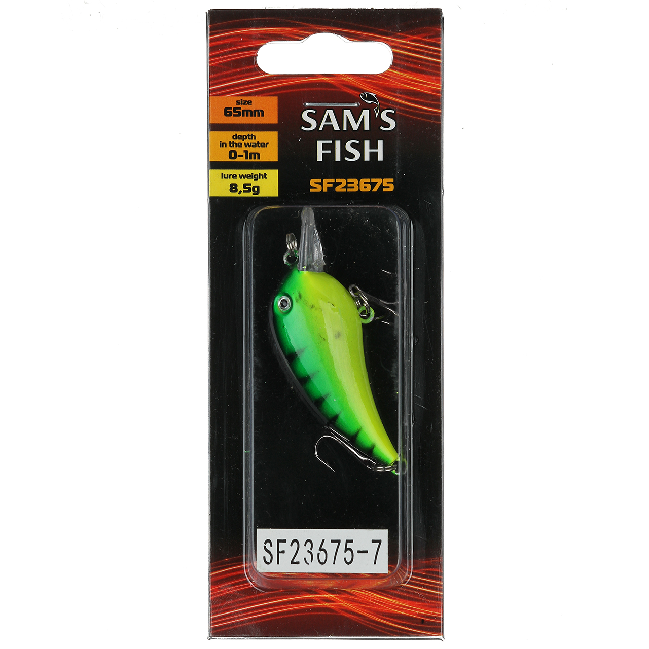 Воблер Sams Fish 65 мм (SF23675-7)