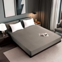 Простынь на резинке KOLOCO 160 х 200+25 см + наволочки 50 х 70 см (38652) Серый