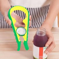 Открывалка для бутылок и банок Opener Kitchen Tool 4 в 1 (5582)
