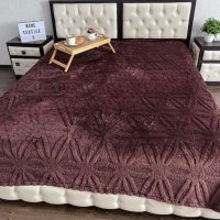 Плед двуспальный пушистый Home textile 