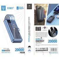 Power Bank на солнечной батарее Solar 20000 mAh  (Z 102B)