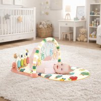 Игровой развивающий музыкальный коврик для младенцев Sobebear с дугой и пианино (YL 603)