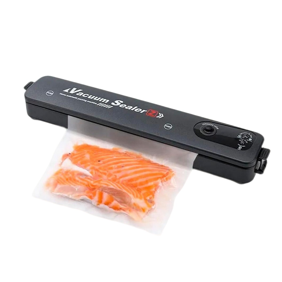 Вакууматор для продуктів Vacuum sealer 90W 37.5 х 7.5 х 7.2 см + 10 пакетів для вакуумування