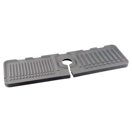Силиконовый коврик держатель подставка на кран Faucet Drain Pad 37 х 13.5 см (R101207) (Серый)