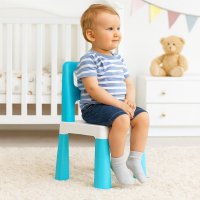 Детский стульчик пластиковый Technok Toys 32 х 32 х 55 см (9710) Светло-голубой