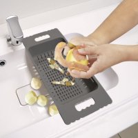Дуршлаг Sink Colander на раковину с регулируемой шириной (R94771)