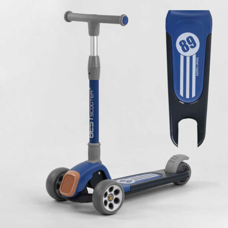 Самокат_трехколесный_RS-8999_(6)_Best_Scooter_СИНИЙ_складной_алюминиевый_руль_3_колеса_PU_со_светом_