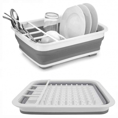 Сушилка для посуды складная Multi-Function Drain Rack