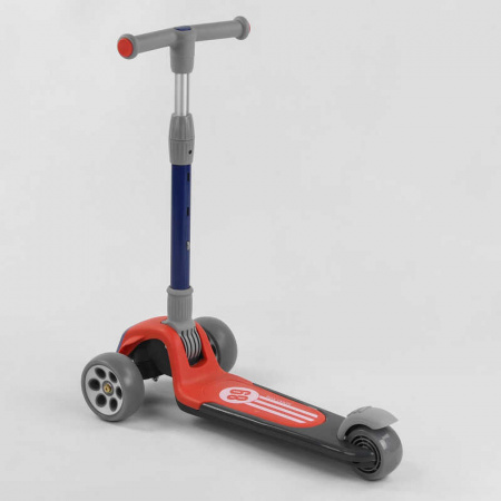 Самокат_трехколесный_RS-9119_(6)_Best_Scooter_КРАСНЫЙ_складной_алюминиевый_руль_3_колеса_PU_со_свето