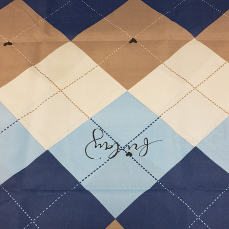 Пододеяльник двуспальный ТIROTEX хлопок 175 х 210 см (34662) Цветные квадраты