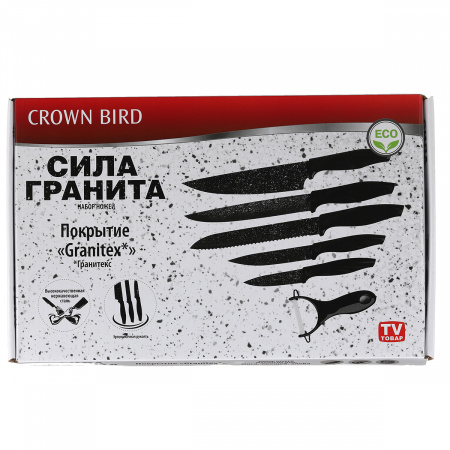 Набір ножів Crown Bird 6 предметів (11 HB)