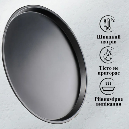 Противень для пиццы A-PLUS 29 х 1.5 см (1290)