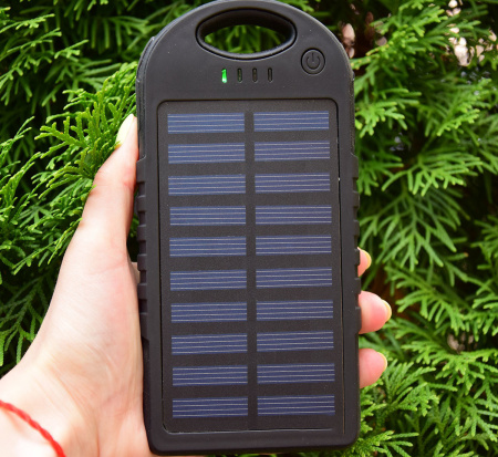Павер Банк на сонячній батареї Solar 45000 mAh Black