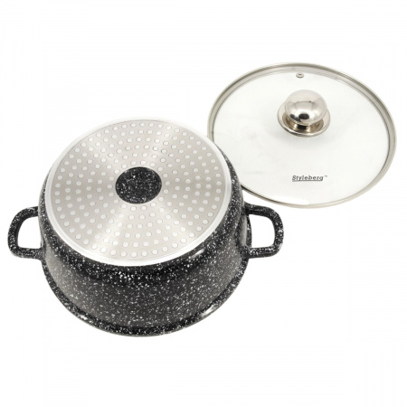 Кастрюля Styleberg 2.2 л (ST-3021) Гранитное покрытие