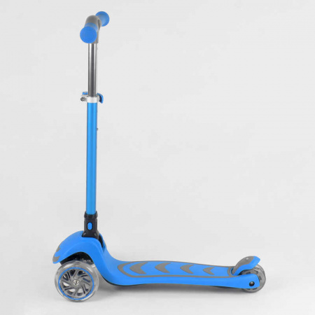 Самокат_трехколесный_38603_(4)_Best_Scooter_ГОЛУБОЙ_складной_алюминиевый_руль_4_колеса_PU_со_светом_