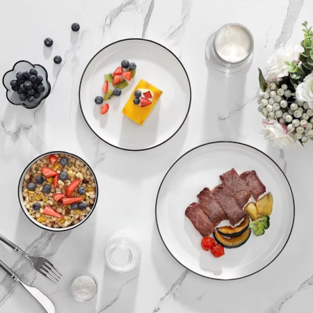 Набір столового посуду Piece Stoneware 16 предметів (MC5575-2) Білий