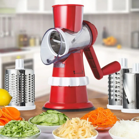 Ручная овощерезка-терка с насадками MULTIFUNCTIONAL VEGETABLE CUTTER