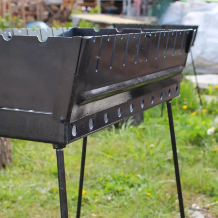 Мангал розкладна валіза KITUA BBQ на 10 шампурів (УК-М10)