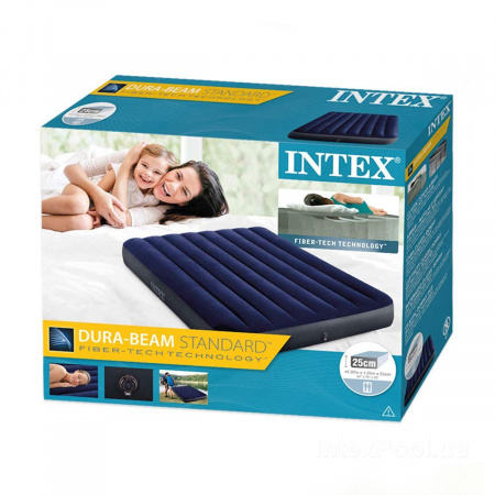 Матрац надувний Intex 137 х 191 х 25 см (64758)