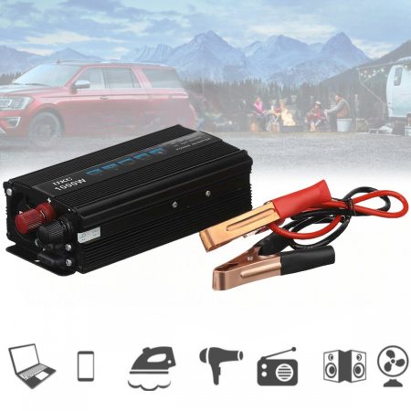 Інвертор перетворювач UKC AC/DC 1000W 12V SSK