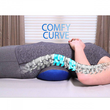 Подушка ортопедическая под спину Back Support Pillow Comfy Curve