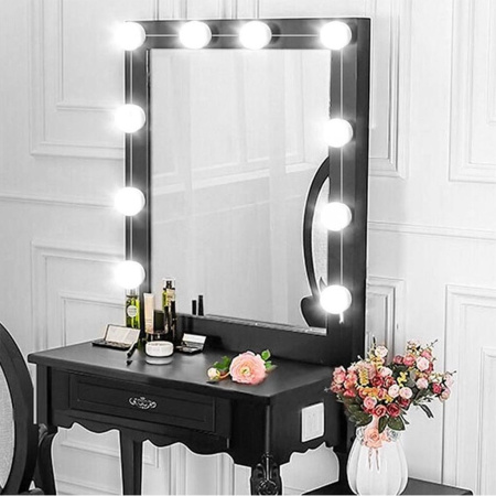 LED лампочки 10 шт для гримерного зеркала 3 режима VANITY MIRROR LIGHTS