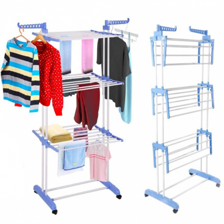 Сушарка органайзер для речей Spray Painting Clothes Hanger до 40 кг 364 CR