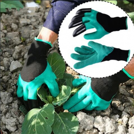 Рукавички з кігтями для саду GARDEN GLOVE