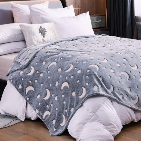 Плед, що світиться Magic Blanket 120 х 150 см Сірий