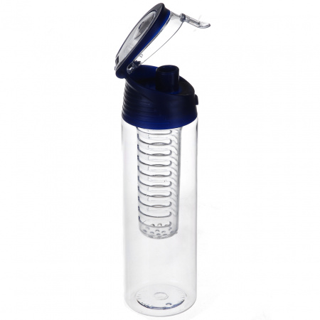 Пляшка для напоїв My Bottle із колбою під фрукти (700MB) Синя