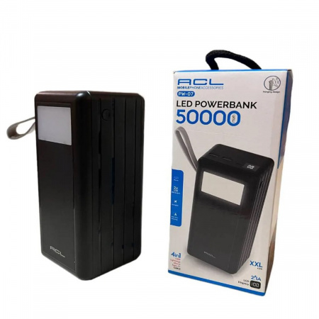 Мобильная зарядка Power Bank ACL PW-07 50000 mAh