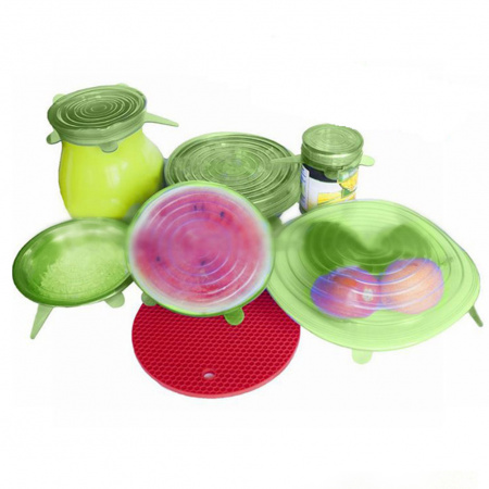 Силиконовые универсальные крышки SILICON CAP 6PCS SET (200) в упак. 200 шт.