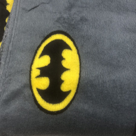 Плед двуспальный пушистый KOLOCO 180 х 220 (33363) Batman