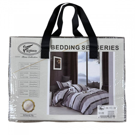 Постільна білизна полуторна KOLOCO BEDDING фланель (40748) 