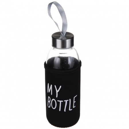 Пляшка для напоїв A-PLUS My Bottle + чохол (400MB) Загартоване скло