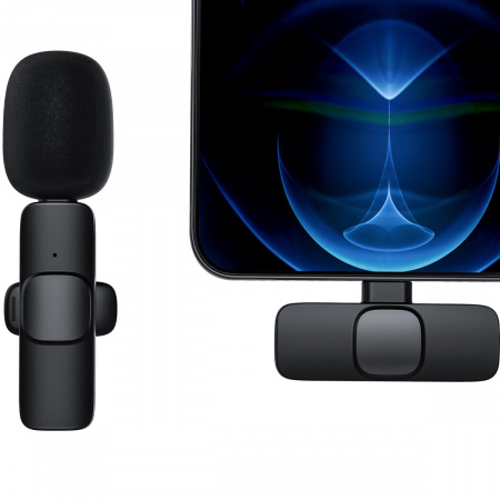 Бездротовий петличний мікрофон UKC К8 для блогера For iPhone
