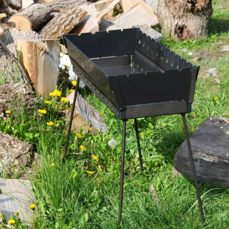 Мангал розкладна валіза KITUA BBQ на 12 шампурів (УК-М12)