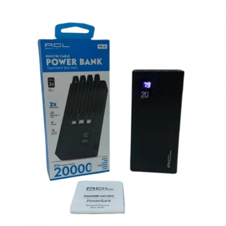 Мобільна зарядка Power Bank ACL PW-13 20000 mAh
