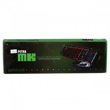 Клавіатура провідна та миша Gaming PETRA MK1