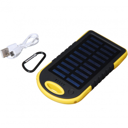 Павер Банк на сонячній батареї Solar 20000 mAh Yellow