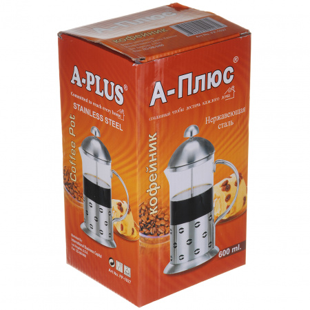 Френч-пресс A-PLUS 600 мл (1027)
