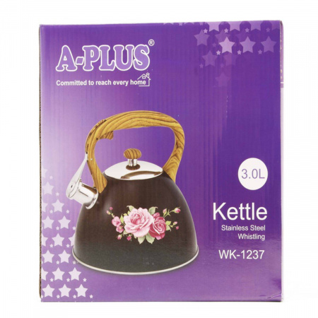 Чайник A-PLUS со свистком 3.0 л (1237-WK)