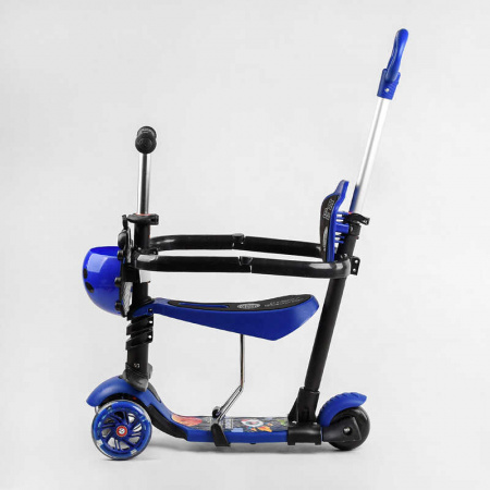 Самокат_5в1_трехколесный_44004_(1)_Best_Scooter_с_защитным_бампером_PU_колеса_ПОДСВЕТКА__КОЛЕС_в_кор