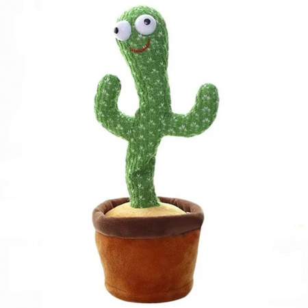 Танцующий кактус поющий повторюшка Dancing Cactus