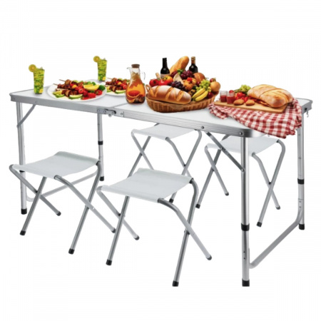 Стол раскладной для пикника Picnic Table + 4 стула (6001)