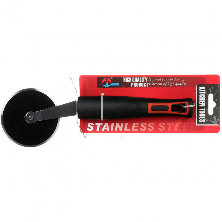 Нож-ролик для пиццы STENSON Black-Red 22 x 7 см (R86018)