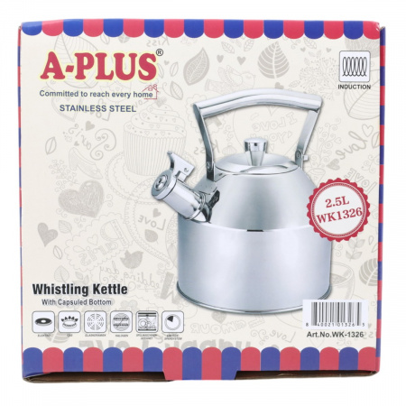 Чайник A-PLUS зі свистком 2.5 л (1326-WK)