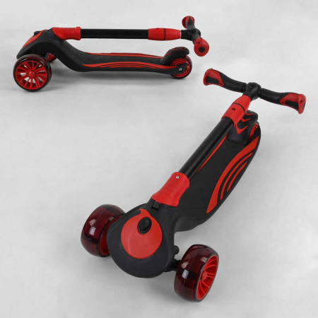 Самокат_трехколесный_С-01618_Best_Scooter_(4)_складной_алюминиевый_руль_3_колеса_PU_со_светом_d=12_с