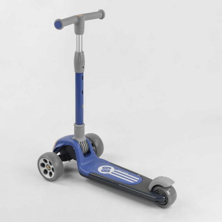 Самокат_трехколесный_RS-8999_(6)_Best_Scooter_СИНИЙ_складной_алюминиевый_руль_3_колеса_PU_со_светом_